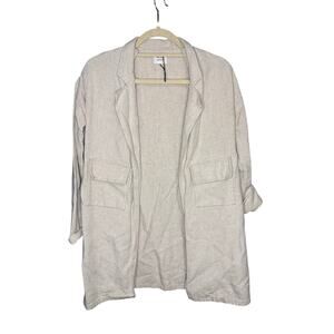 The New Society Women's Linen Blend Jacket Size 16